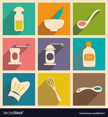 Flat with shadow concept and mobile application vector image