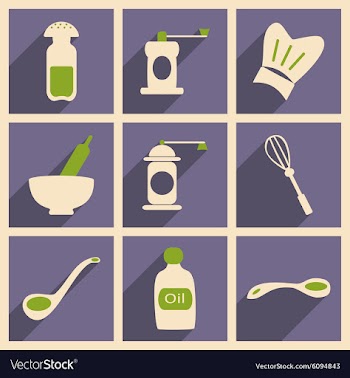 Flat with shadow concept and mobile application vector image