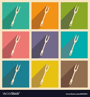 Flat with shadow concept and mobile application vector image