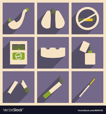 Flat with shadow concept and mobile application vector image