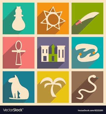 Flat with shadow concept and mobile application vector image