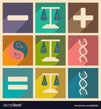 Flat with shadow concept and mobile application vector image