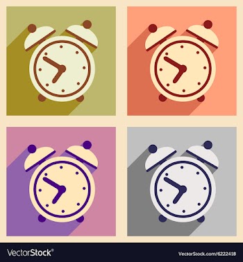 Flat with shadow concept and mobile application vector image