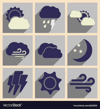 Flat with shadow concept and mobile application vector image