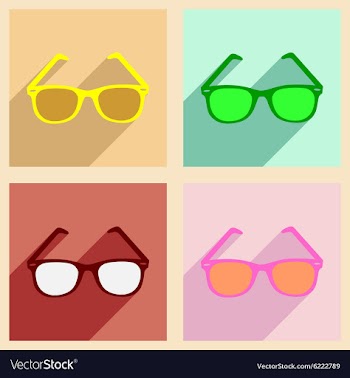 Flat with shadow concept and mobile application vector image