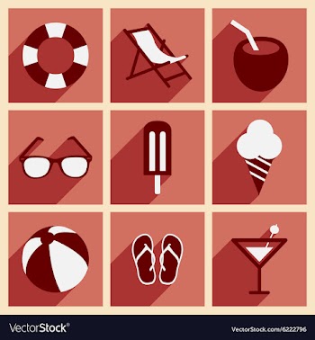Flat with shadow concept and mobile application vector image