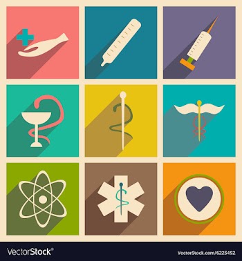 Flat with shadow concept and mobile application vector image