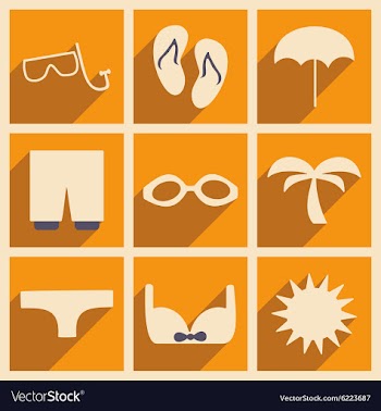 Flat with shadow concept and mobile application vector image