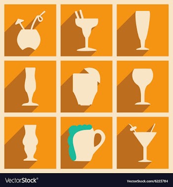 Flat with shadow concept and mobile application vector image