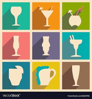 Flat with shadow concept and mobile application vector image