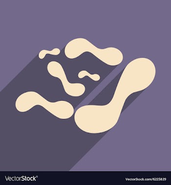 Flat with shadow concept and mobile application vector image