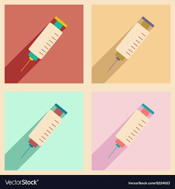 Flat with shadow concept and mobile application vector image