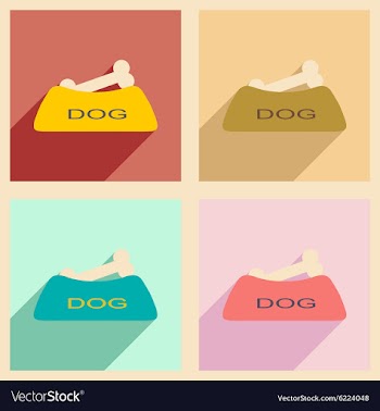 Flat with shadow concept and mobile application vector image