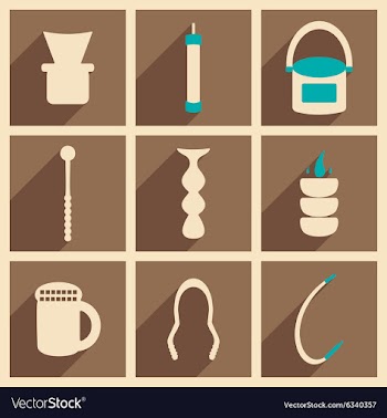 Flat with shadow concept and mobile application vector image