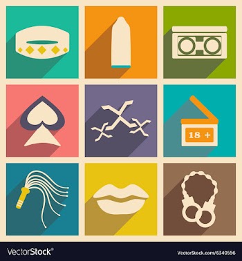 Flat with shadow concept and mobile application vector image