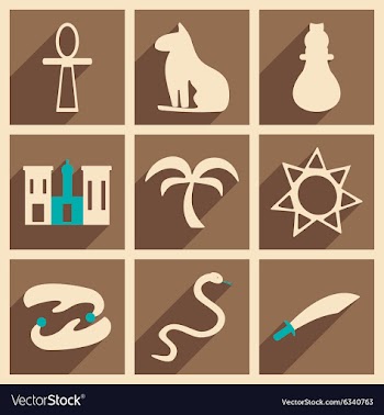 Flat with shadow concept and mobile application vector image