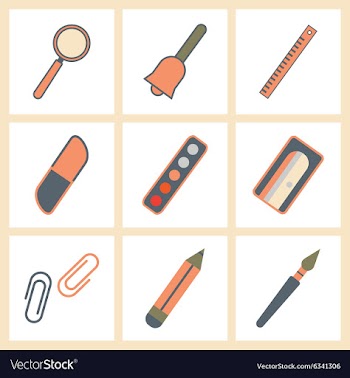 Flat with shadow concept and mobile application vector image