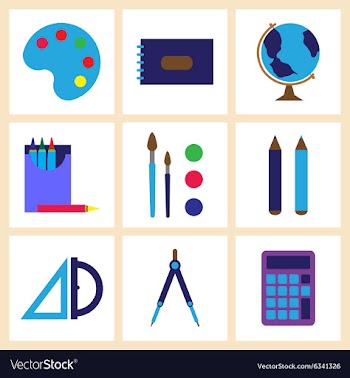 Flat with shadow concept and mobile application vector image