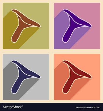 Flat with shadow concept and mobile application vector image