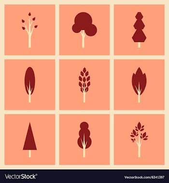 Flat with shadow concept and mobile application vector image