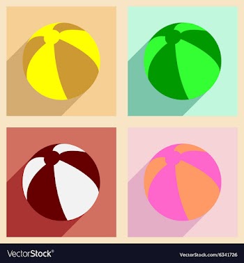 Flat with shadow concept and mobile application vector image