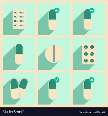 Flat with shadow concept and mobile application vector image