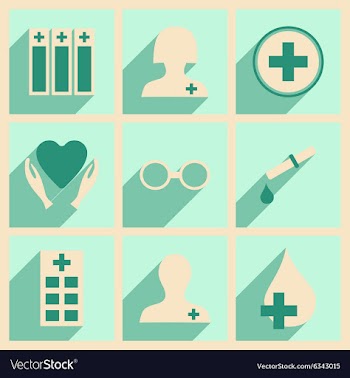 Flat with shadow concept and mobile application vector image