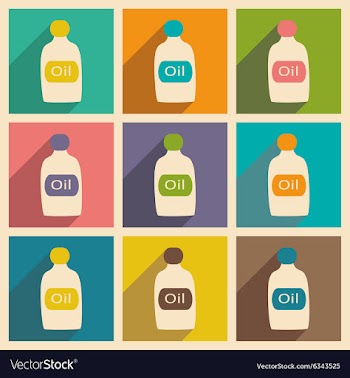Flat with shadow concept and mobile application vector image