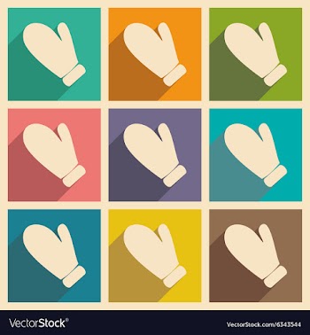 Flat with shadow concept and mobile application vector image