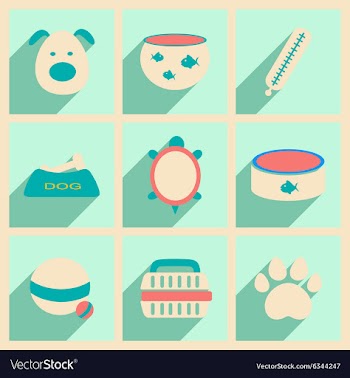 Flat with shadow concept and mobile application vector image