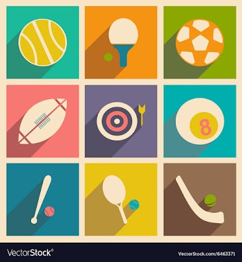 Flat with shadow concept and mobile application vector image