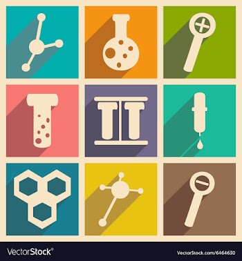 Flat with shadow concept and mobile application vector image