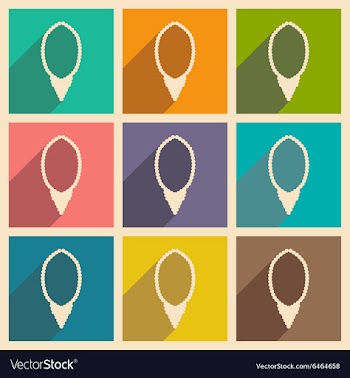 Flat with shadow concept and mobile application vector image