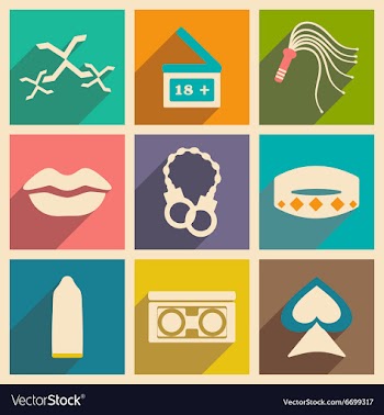 Flat with shadow concept and mobile application vector image