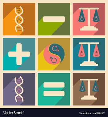 Flat with shadow concept and mobile application vector image