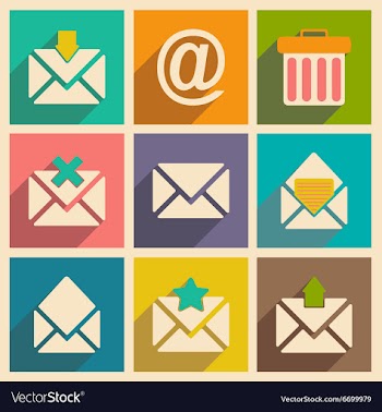 Flat with shadow concept and mobile application vector image
