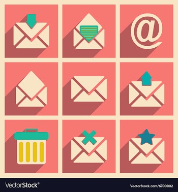 Flat with shadow concept and mobile application vector image