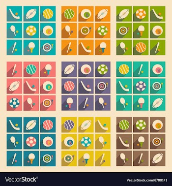 Flat with shadow concept and mobile application vector image