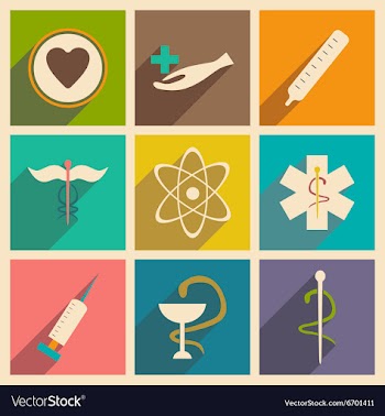 Flat with shadow concept and mobile application vector image