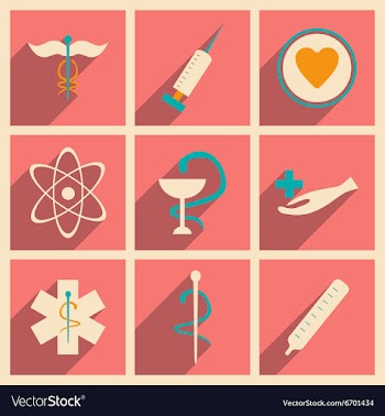 Flat with shadow concept and mobile application vector image
