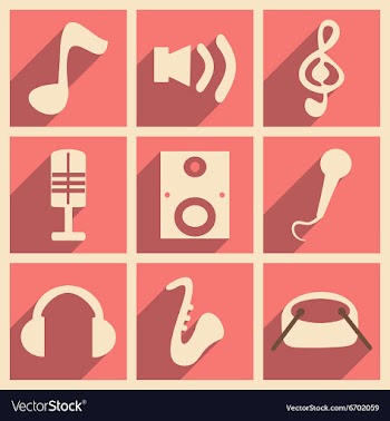 Flat with shadow concept and mobile application vector image