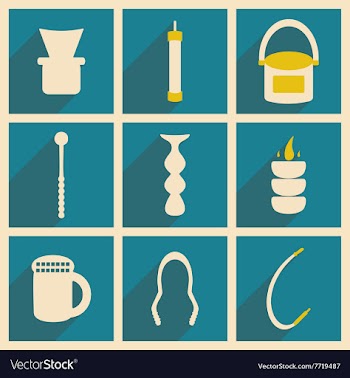Flat with shadow concept and mobile application vector image