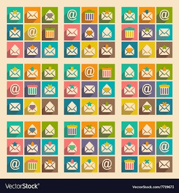 Flat with shadow concept and mobile application vector image