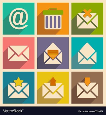 Flat with shadow concept and mobile application vector image