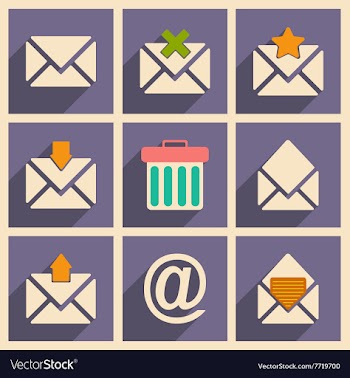 Flat with shadow concept and mobile application vector image