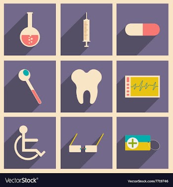 Flat with shadow concept and mobile application vector image