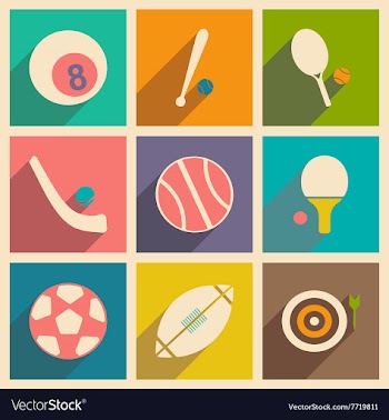 Flat with shadow concept and mobile application vector image