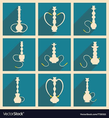 Flat with shadow concept and mobile application vector image