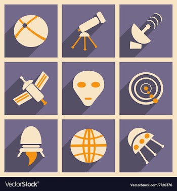 Flat with shadow concept and mobile application vector image