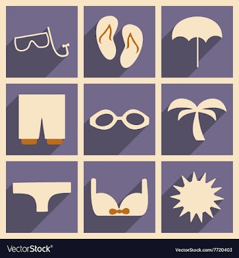 Flat with shadow concept and mobile application vector image
